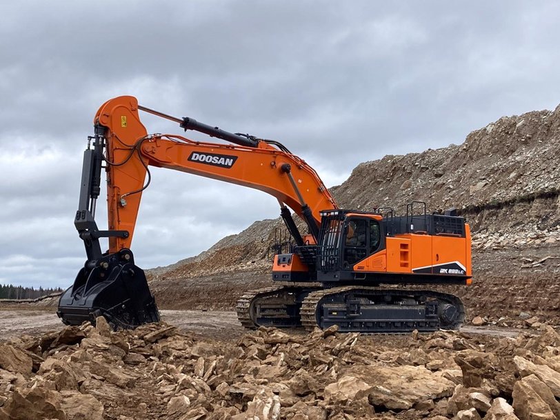 Intrac Product Training and Visit to a DX800LC-7 in an Estonian Oil Shale Mine